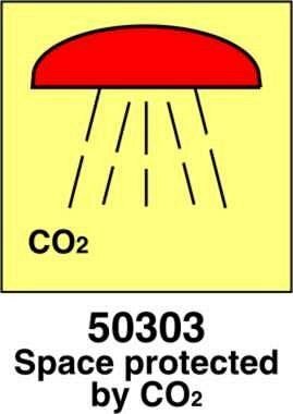 Space protected by CO2