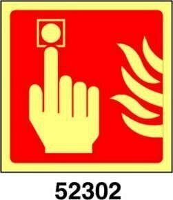 Fire alarm - A - PVL 100x100 mm - Conf 10 pz.