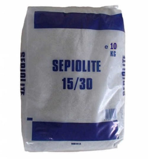 Sepiolite naturale fine mm. 0,60-1,80 1 sacco 10 Kg.