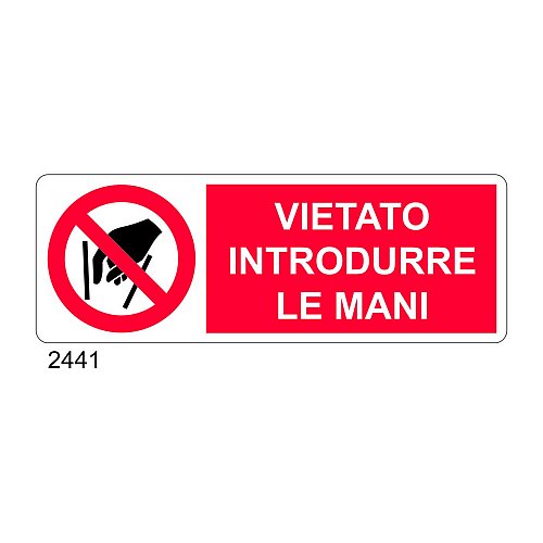 Vietato introdurre le mani