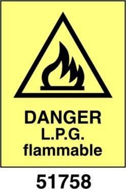 Danger L.P.G. flammable