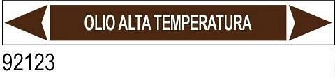Olio alta temperatura- etichetta