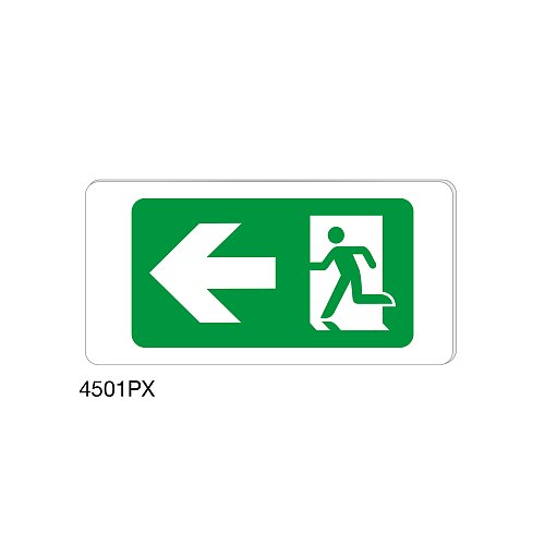 Uscita di emergenza a sinistra