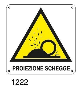 Proiezione schegge - B - Alluminio 220x220 mm