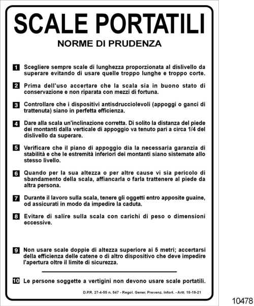 Scale portatili a mano - A - Alluminio - 250x350 mm