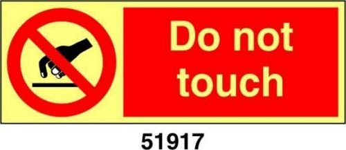 Do not touch