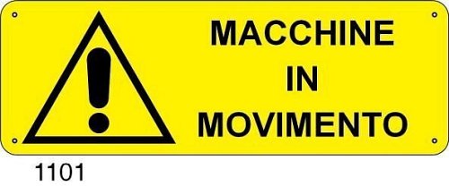 Macchine in Movimento - A - Alluminio 350x125 mm