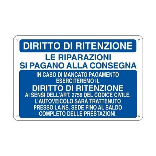 Diritto di ritenzione