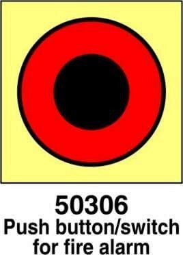 Push button/switch for fire alarm - A - ADL 150x150 mm