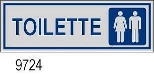 Etichetta adesiva Toilette 170x45 mm conf. 10pz