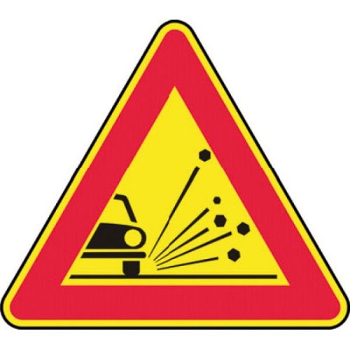 Materiale instabile sulla strada - A - Alluminio CL.1 60cm