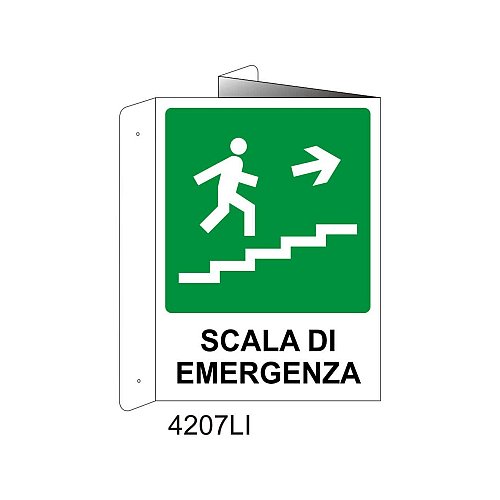 Scala di emergenza alto destra