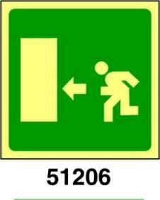 Exit - A - ADL 100x100 mm