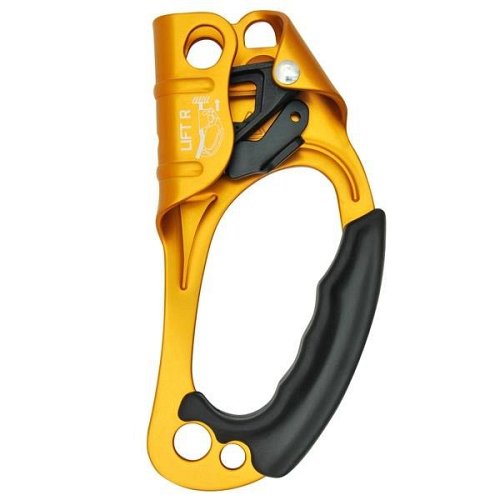 Lift Kong  Rope clamp sinistro/destro EN 567 – arresto sicuro su corda - Arancione - Destra