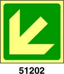 Arrow - freccia - B - PVL 150x150 mm - Conf 10 pz.