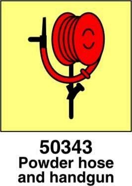Powder hose and handgun