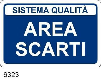 Area Scarti - A - Alluminio - 300x200 mm - Conf 10 pz.
