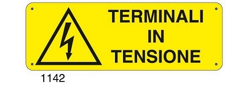 Terminali in tensione - D - Alluminio 1400x500 mm