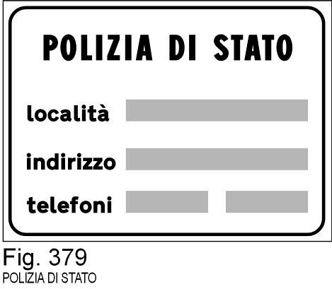 Polizia di stato - B - Ferro CL.2 60x90 cm