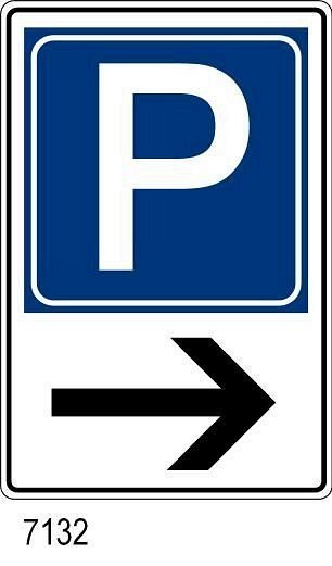 Parcheggio - B - Alluminio Scatolato - 400x600 mm