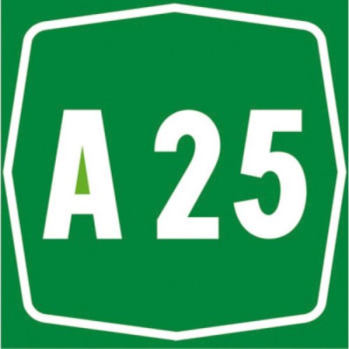 Segnale di identificazione autostrada - C - Ferro CL.2 90cm