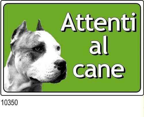 Attenti al cane mm 300x200