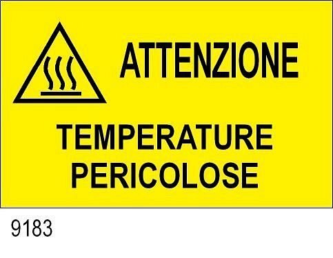 Attenzione temperature pericolose