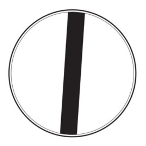 Via Libera - B - Alluminio CL.2 60cm
