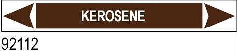 Kerosene - etichetta - A - PVC adesivo - 175x30 mm