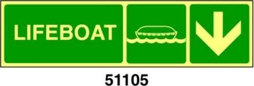 Lifeboat - A - ADL 300x100 mm