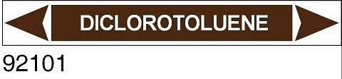 Diclorotoluene - etichetta - A - PVC adesivo - 175x30 mm