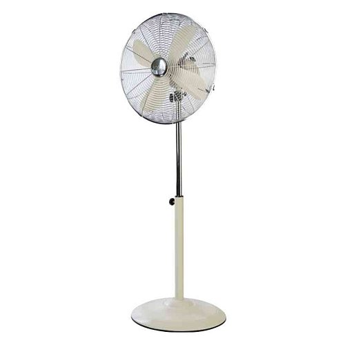Crema 45 - Ventilatore da Terra in Metallo Ø45 cm