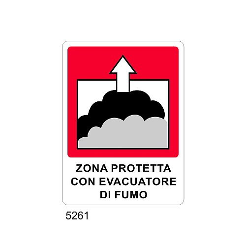 Zona protetta con evacuatore di fumo