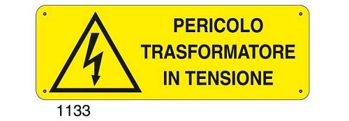 Pericolo trasformatore in tensione