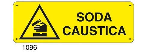 Soda caustica - B - Alluminio 765x270 mm
