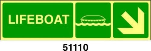 Lifeboat - A - PVL 300x100 mm