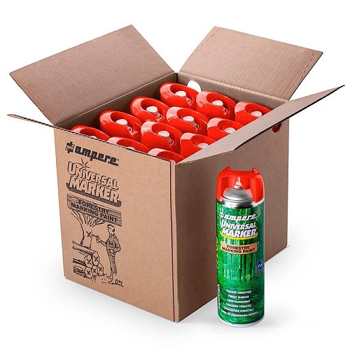 Tracciatore forestale UNIVERSAL MARKER - Rosso Fluo - 12 Bombolette