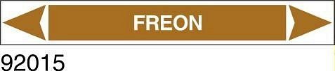 Freon - etichetta - B - PVC adesivo - 350x60 mm