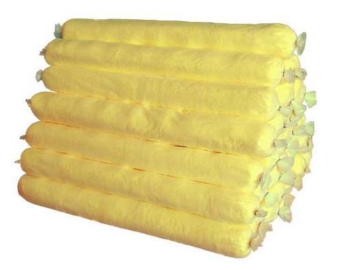 Manicotti assorbenti universali per liquidi aggressivi Ø 8 x 60 cm conf. 32 pz.