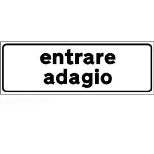 Entrare adagio - A - Ferro CL.1 53x18 cm