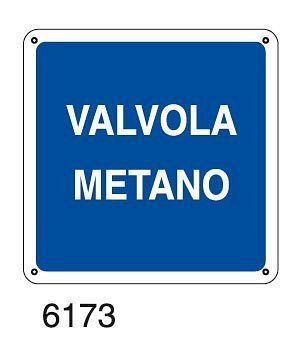 Valvola metano - A - Alluminio 120x120 mm