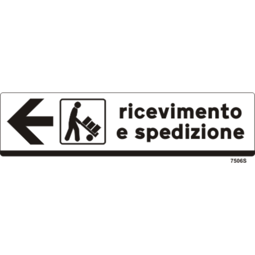 Ricevimento e Spedizione - Direzione della freccia: SINISTRA