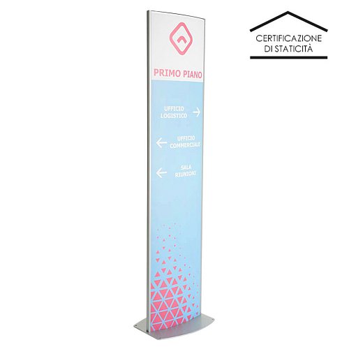 Totem per Interni 420×1800 mm Bifacciale