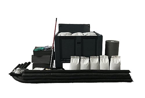 Kit antisversamento universale con ruote contenitore grancassa