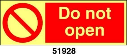Do not open - B - PVL 300x100 mm - Conf 10 pz.