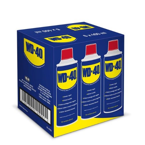 12 Pezzi - Lubrificante Multifunzione Spray WD-40 250ml