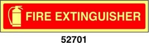 Fire Extinguisher - A - PVL 450x100 mm