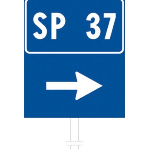 Numeri identificazione strada + freccia e strada provinciale - A - Alluminio CL.2 40cm