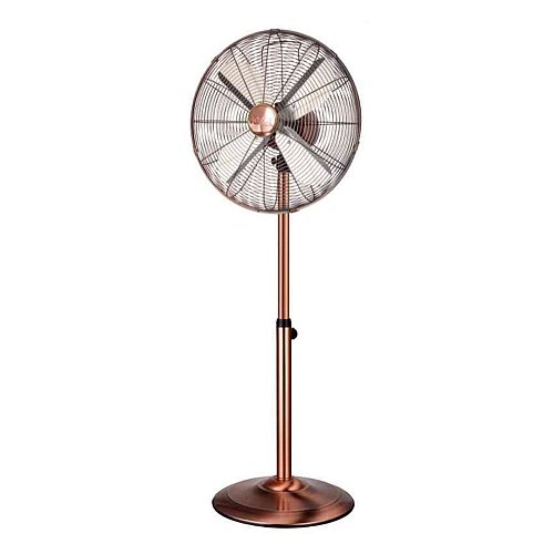 Rame 45 Terra - Ventilatore a Piantana in Metallo Ø45 cm