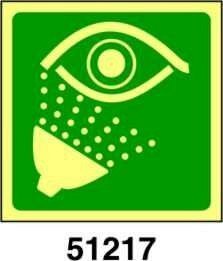 Emergency eye wash - A - ADL 100x100 mm